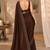 Fandy satin fabric saree featuring all-over intricate jarkan work
