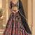 Black Thread Navratri Lehenga Choli With Dupatta
