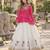 Rani&White Georgette Readymade Navratri Lehenga Choli with Kutchi Patchwork