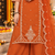 Women's roman silk kurti set with organza dupatta – elegant ethnic wear