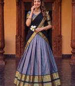 Tradition South Style Poly Cotton Half Saree