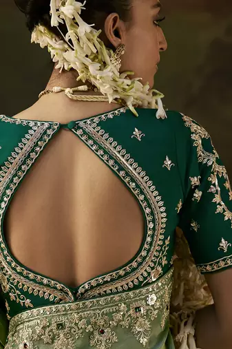 light teal viscose zari heavy embroidery sequince work designer  saree