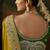 mustard viscose zari heavy embroidery sequince work designer  saree