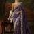 lavender viscose zari heavy embroidery sequince work designer  saree