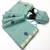 aqua blue floral muga cotton blend jamdani saree with blouse