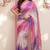 Pink ombre party wear saree