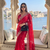 Heavy cord embroidery & sequins butti work traditional ethnic saree