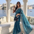 Heavy cord embroidery & sequins butti work traditional ethnic saree