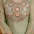 Pista green embroidered kurta with palazzo & dupatta set