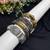 Oxidized Vintage Dual Tone Bangle Set of 4pc, Indian Kada Bracelet, Tribal Boho Jewelry