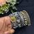 Dual tone And antique kada bangle combo Stack 5 pc