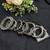 Set of 7pc Vintage Oxidized Silver Brass Kada Bangles