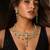 Tribal Enamel Ghungroo Heritage Statement necklace with earrings