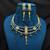 Tribal Enamel Ghungroo Heritage Statement necklace with earrings