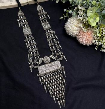 Boho Afghani Tribal Long Rani Haar Layered Necklace 3