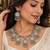 Tribal Coin Charms with Ghungroo necklace, Afghani Oxidized Silver Necklace Set