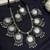Tribal Coin Charms with Ghungroo necklace, Afghani Oxidized Silver Necklace Set