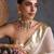 Gold plated multicolor polki choker set