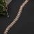 Gold plated white kundan sheeshphool