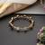 Gold plated multicolor polki bangle