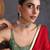Red and green kundan choker necklace set