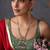 Gold plated multicolor temple mofit pendant necklace set