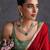 Emerald green polki layered necklace set