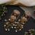 Gold plated multicolor polki dangler earrings