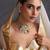 Gold plated multicolor polki choker set
