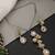 Gold plated polki hasli necklace set