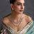 Gold plated multicolor jadau layered necklace set