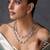 Gold plated multicolor jadau layered necklace set