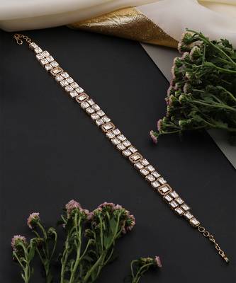 Gold plated polki sheeshphool 2
