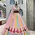 Pink Navratri Premium Star Georgette Lehenga Choli / Chaniya Choli