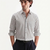 Men's Stripes Printed Casual Wear Spread Coller White Shirt