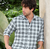 White Checkered Casual Men's Shirt