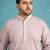 Men’s lavender embroidered silk blend kurta – traditional ethnic wear for wedding & festive occasions