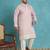 Men’s lavender embroidered silk blend kurta – traditional ethnic wear for wedding & festive occasions