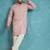 lavender embroidered viscose rayon kurta
