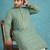 Men’s green embroidered viscose rayon kurta – traditional ethnic wear for wedding & festive occasions
