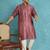 purple printed silk blend kurta traditional ethnic wear for wedding & festive occasions