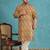 green printed silk blend kurta traditional ethnic wear for wedding & festive occasions
