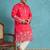 pink embroidered silk blend kurta traditional ethnic wear for wedding & festive occasions
