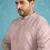 Men’s lavender embroidered silk blend kurta – traditional ethnic wear for wedding & festive occasions