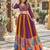 Wine Rayon Readymade Navratri Lehenga Choli with Embroidery & Mirror Work
