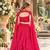 Pink Crepe Readymade Lehenga Choli with Embroidery & Sequence Work