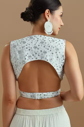 Embellished fancy designer georgette blouse