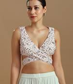 Embellished fancy designer georgette blouse