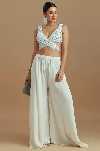 Embellished fancy designer georgette blouse