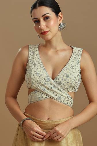 Embellished fancy designer georgette blouse
